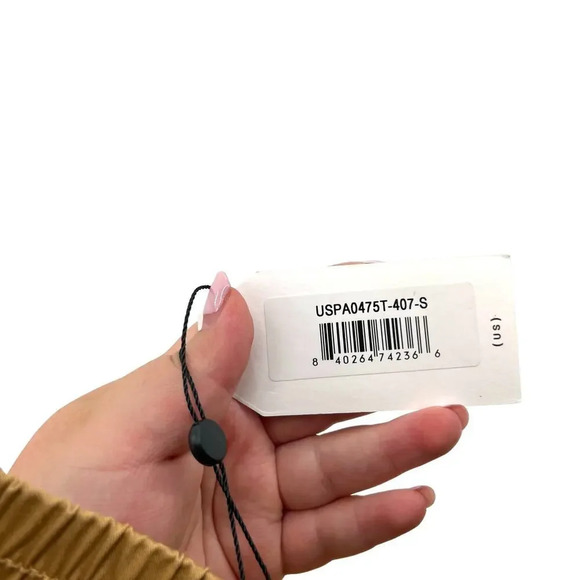 Universal Standard Khaki Tan Pull-On‎ Cargo Pants Size S / Plus Size 14-16 - Picture 10 of 13